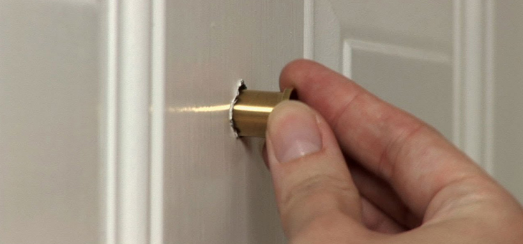 peephole door repair in Coral Gables